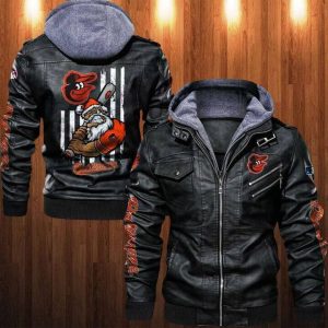 Baltimore Orioles Leather Jacket WK39