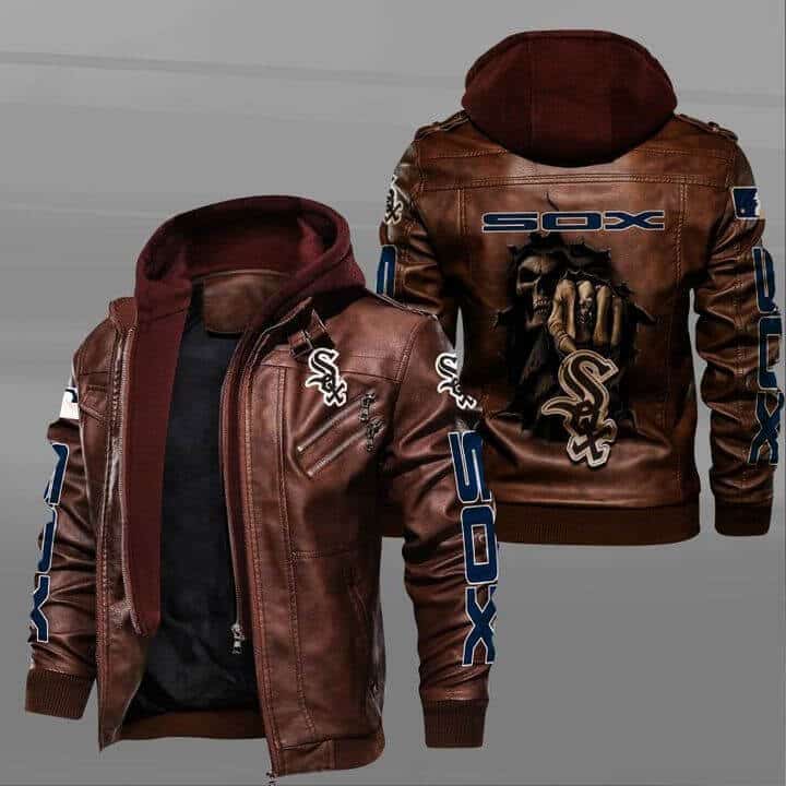 Chicago White Sox Leather Jacket RJ44