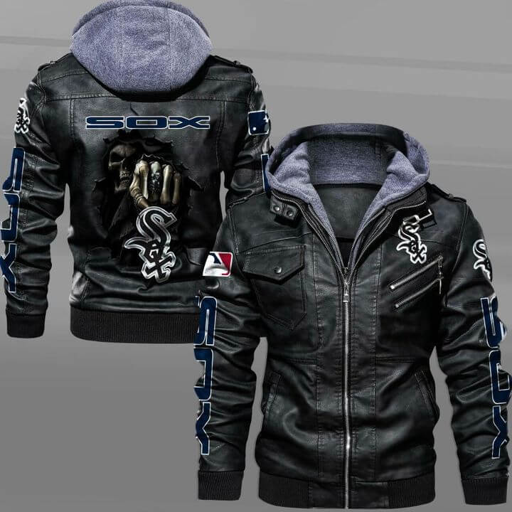 Chicago White Sox Leather Jacket RJ44 - Image 2