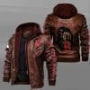 Boston Red Sox Leather Jacket YK22