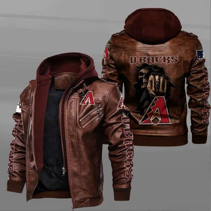 Arizona Diamondbacks Leather Jacket WV93 - Image 2