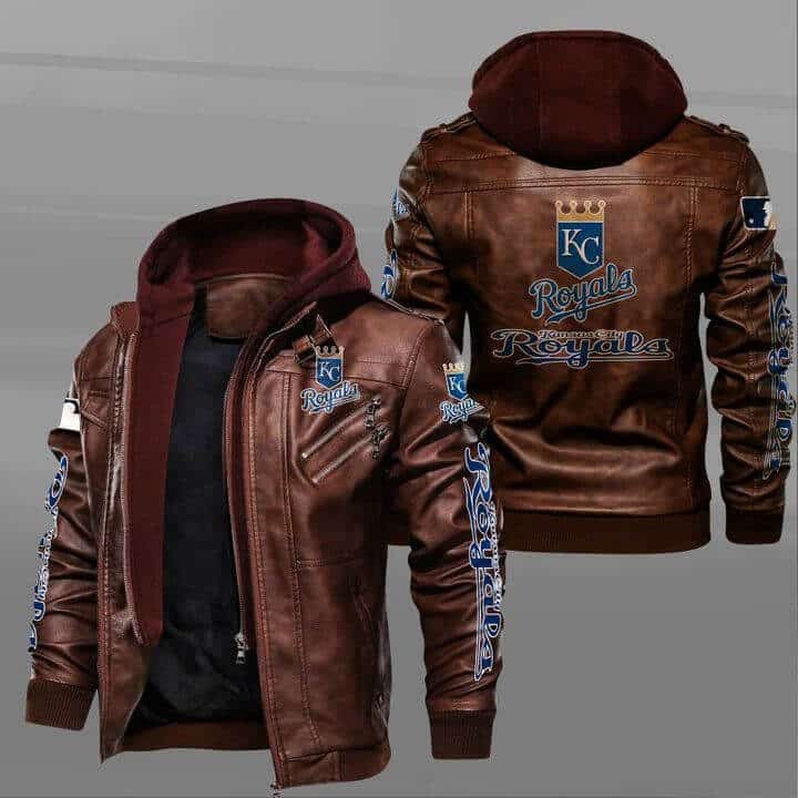 Kansas City Royals Leather Jacket PT39 - Image 2