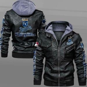 Kansas City Royals Leather Jacket PT39