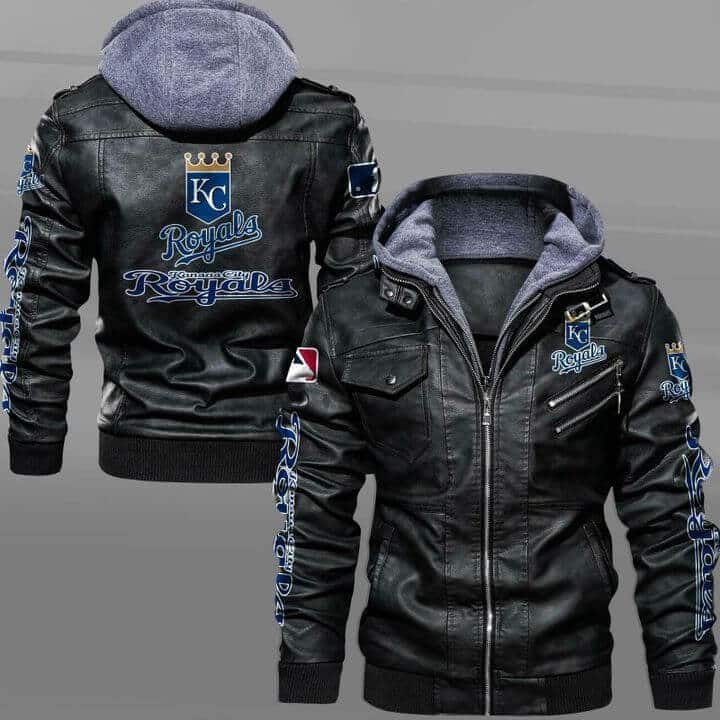 Kansas City Royals Leather Jacket PT39
