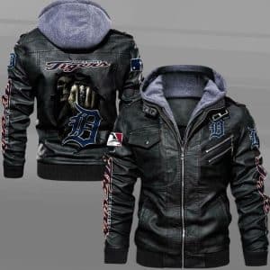 Detroit Tigers Leather Jacket AI34
