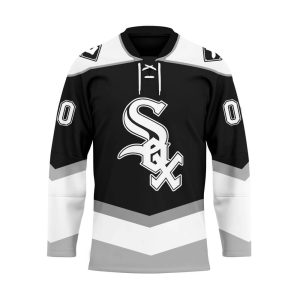 Custom Your Name Chicago White Sox Hockey Jersey HG72