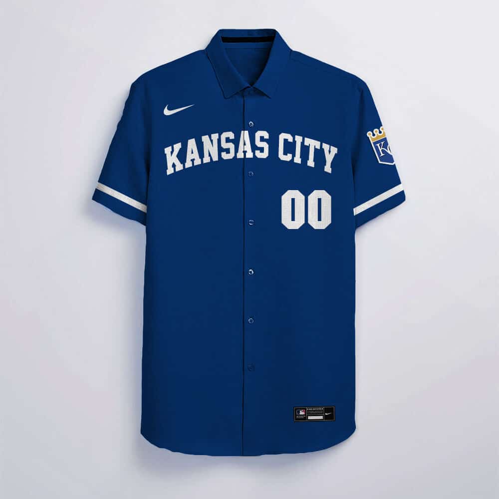 Custom Your Name Kansas City Royals Hawaii Shirt AB56 - Image 2