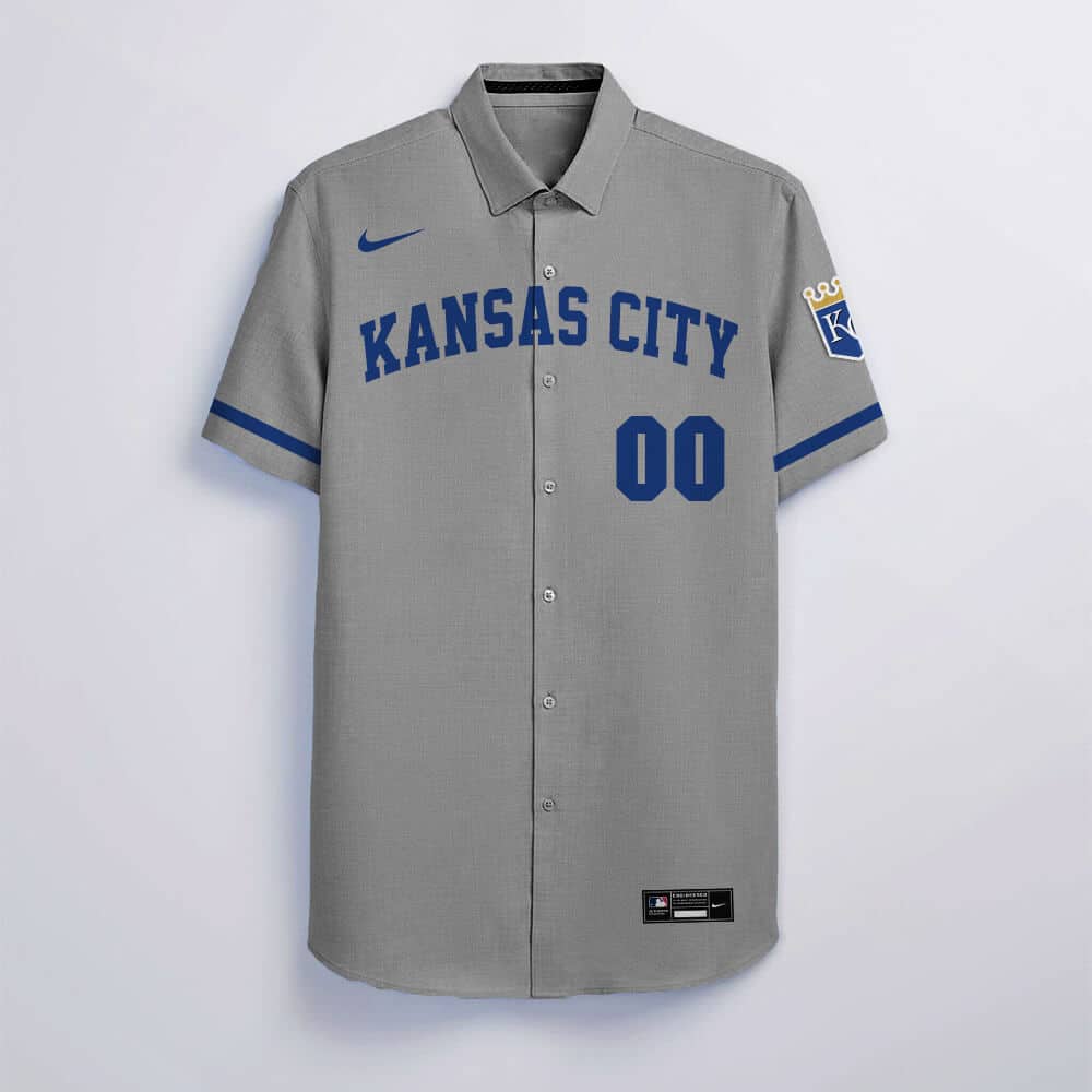 Custom Your Name Kansas City Royals Hawaii Shirt LV27 - Image 2