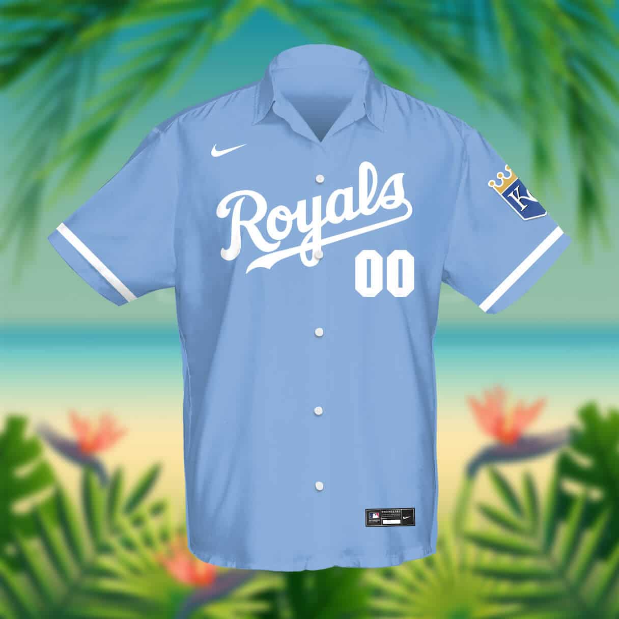 Custom Your Name Kansas City Royals Hawaii Shirt YE39 - Image 2