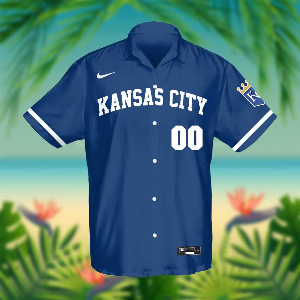 Custom Your Name Kansas City Royals Hawaii Shirt YW39 - Image 2