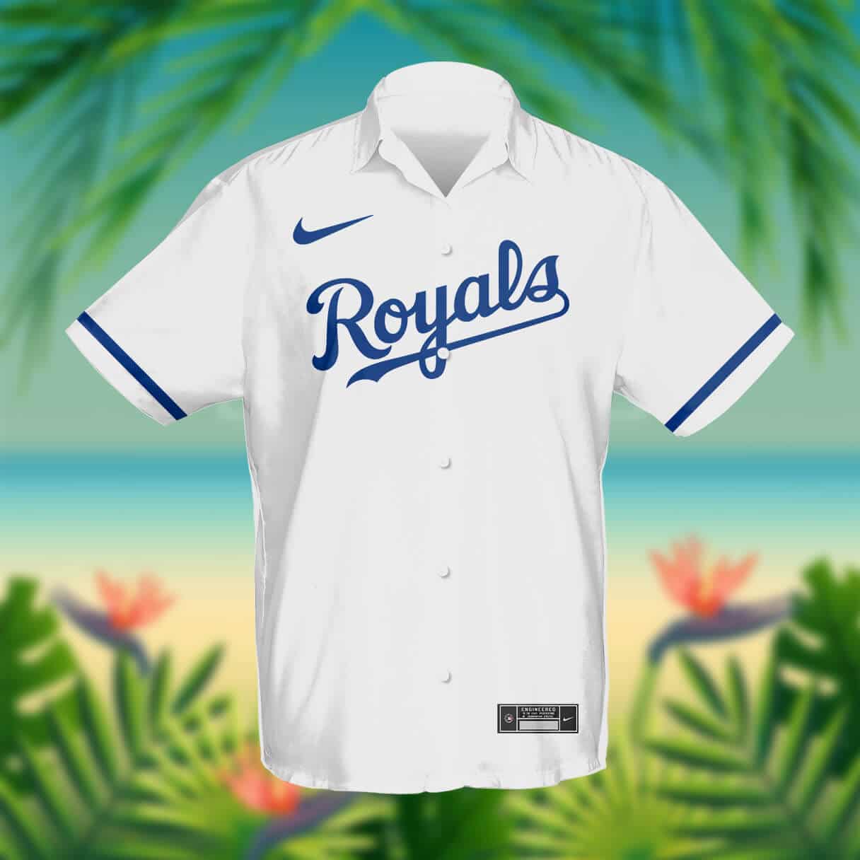 Custom Your Name Kansas City Royals Hawaii Shirt TI23 - Image 2