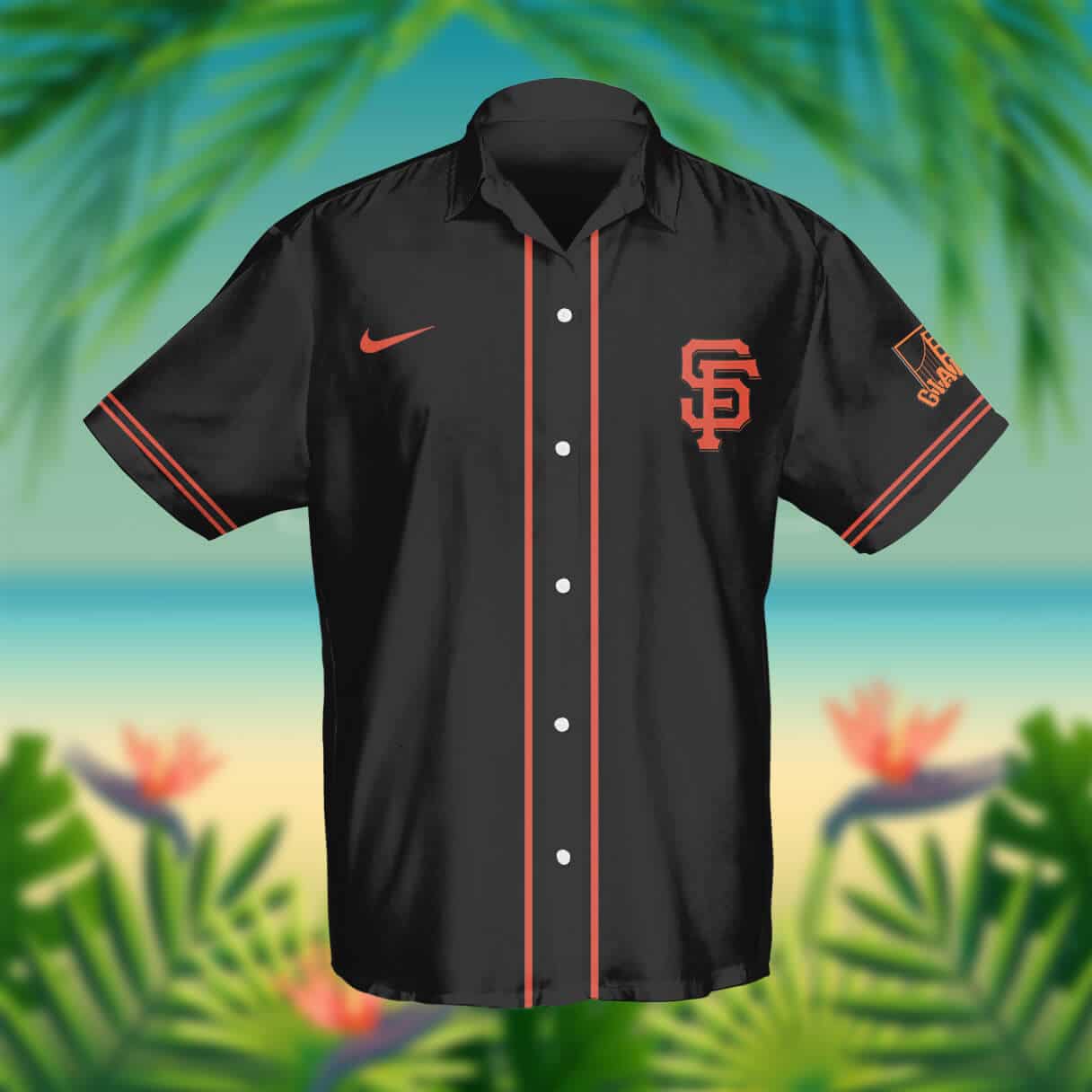 Custom Your Name San Francisco Giants Hawaii Shirt TK38 - Image 2