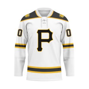 Custom Your Name Pittsburgh Pirates Hockey Jersey AV14