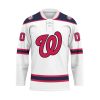 Custom Your Name Washington Nationals Hockey Jersey SA45