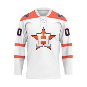 Custom Your Name Houston Astros Hockey Jersey ID78