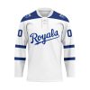 Custom Your Name Kansas City Royals Hockey Jersey DJ39