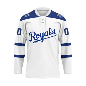 Custom Your Name Kansas City Royals Hockey Jersey DJ39