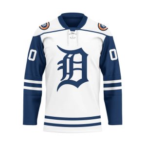 Custom Your Name Detroit Tigers Hockey Jersey JK98