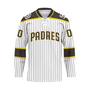 Custom Your Name San Diego Padres Hockey Jersey JJ99