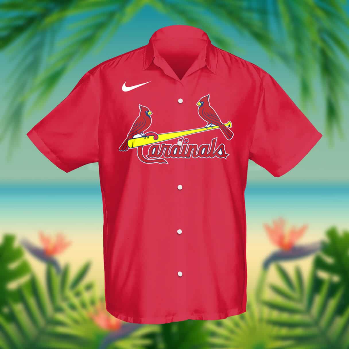 Custom Your Name St. Louis Cardinals Hawaii Shirt HL39 - Image 2