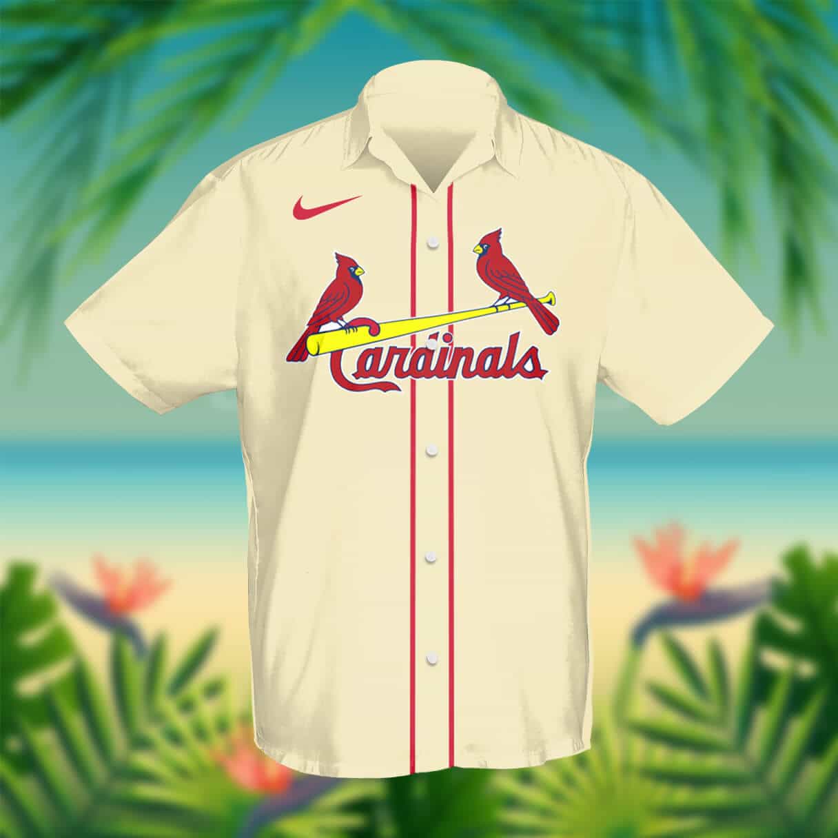 Custom Your Name St. Louis Cardinals Hawaii Shirt TY32 - Image 2