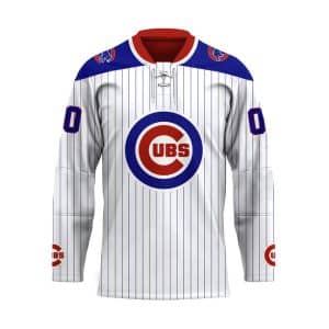 Custom Your Name Chicago Cubs Hockey Jersey AI33