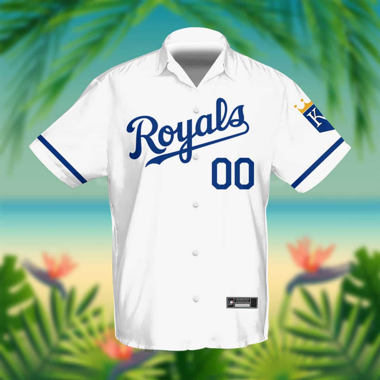 Custom Your Name Kansas City Royals Hawaii Shirt IE83 - Image 2