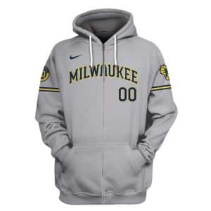 Clothes Custom Your Name Milwaukee Brewers Full Size (Youth & Adult) MU99