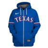 Clothes Custom Your Name Texas Rangers Full Size (Youth & Adult) JD34