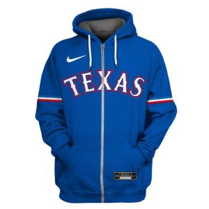 Clothes Custom Your Name Texas Rangers Full Size (Youth & Adult) JD34