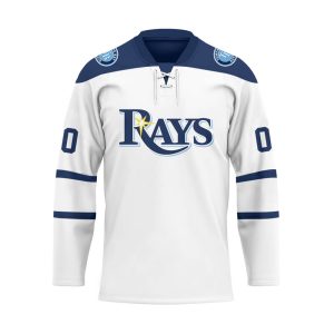 Custom Your Name Tampa Bay Rays Hockey Jersey AN42