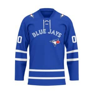 Custom Your Name Toronto Blue Jays Hockey Jersey GS33