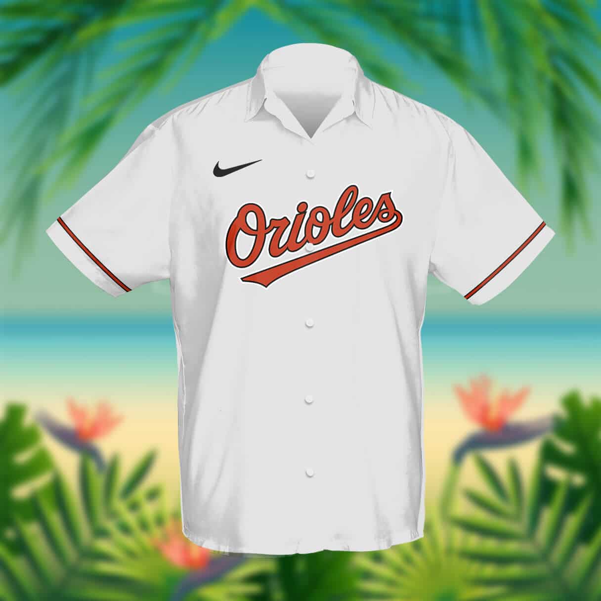 Custom Your Name Baltimore Orioles Hawaii Shirt RR29 - Image 2