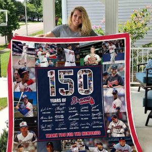 Atlanta Braves Fleece Blanket Full Size RV98