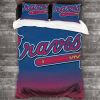 Atlanta Braves Bedding Set LE12