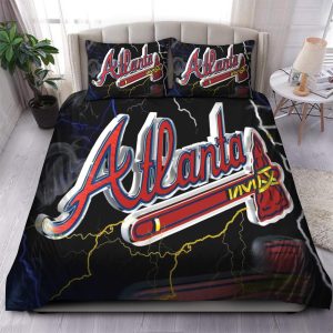 Atlanta Braves Bedding Set GS38