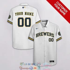 Custom Your Name Milwaukee Brewers Hawaii Shirt WE39