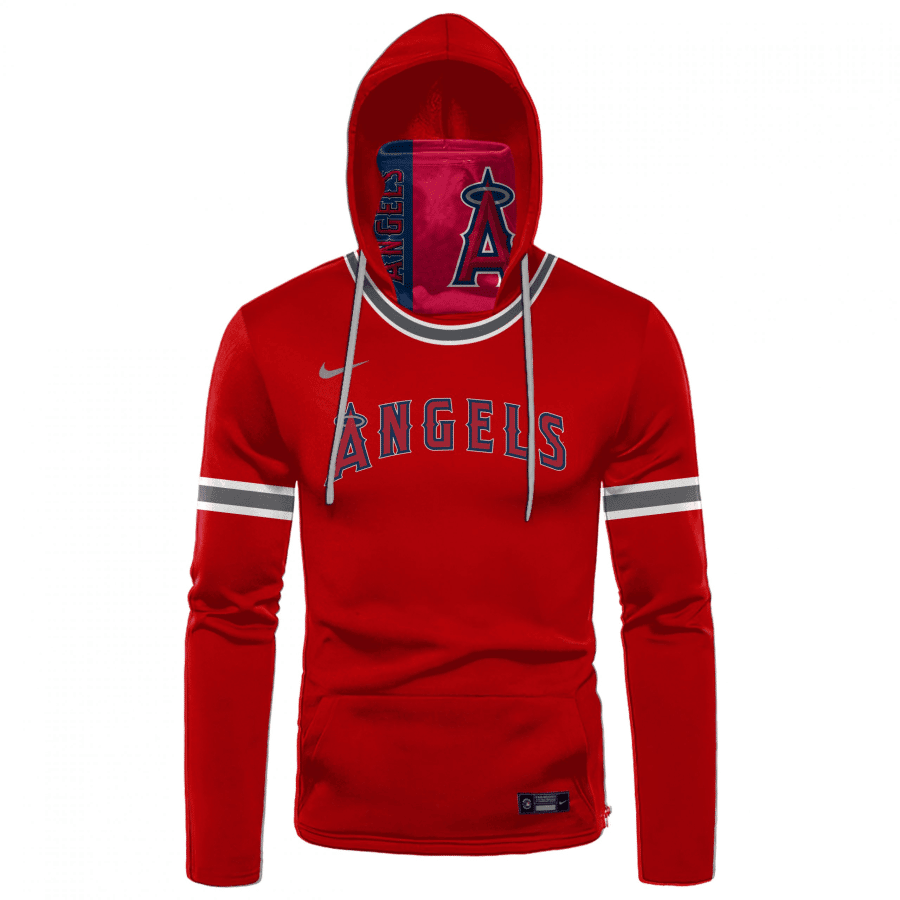 Custom Your Name Los Angeles Angels Hoodie Mask SI02 - Image 2