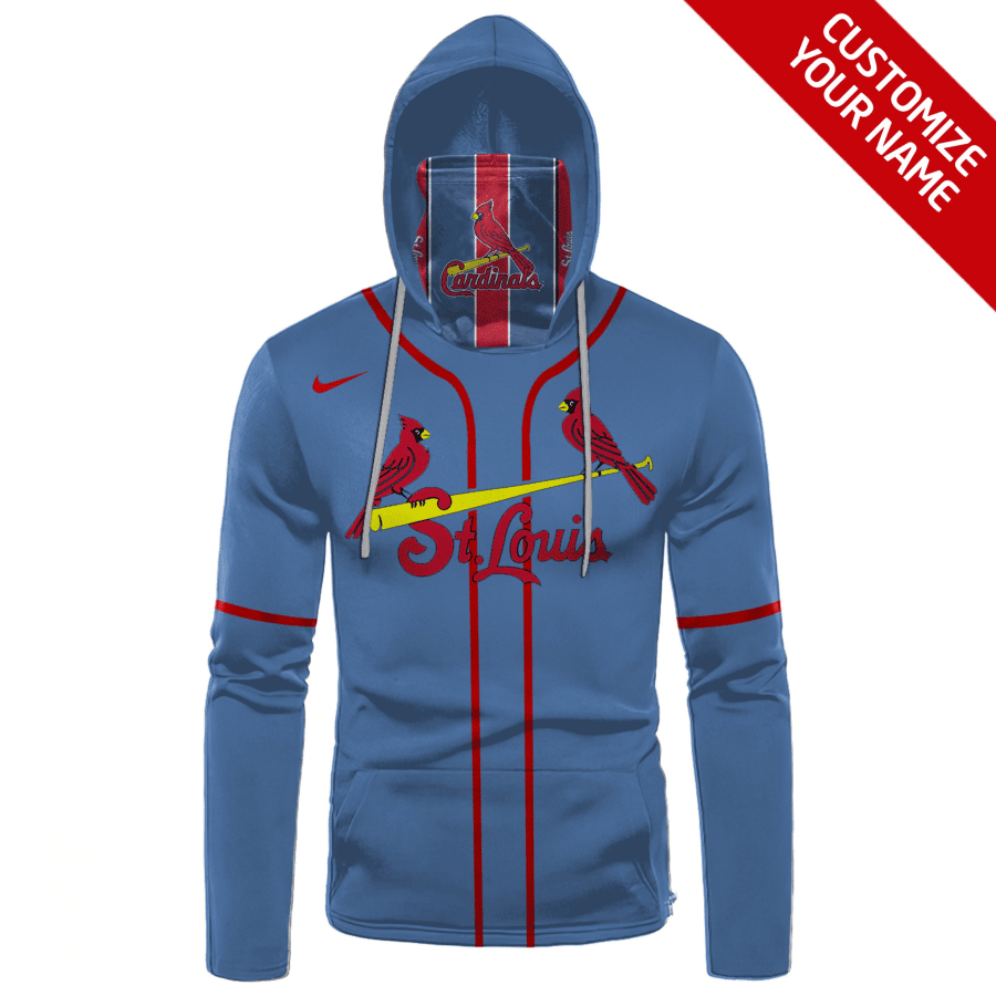 Custom Your Name St. Louis Cardinals Hoodie Mask OF39 - Image 2