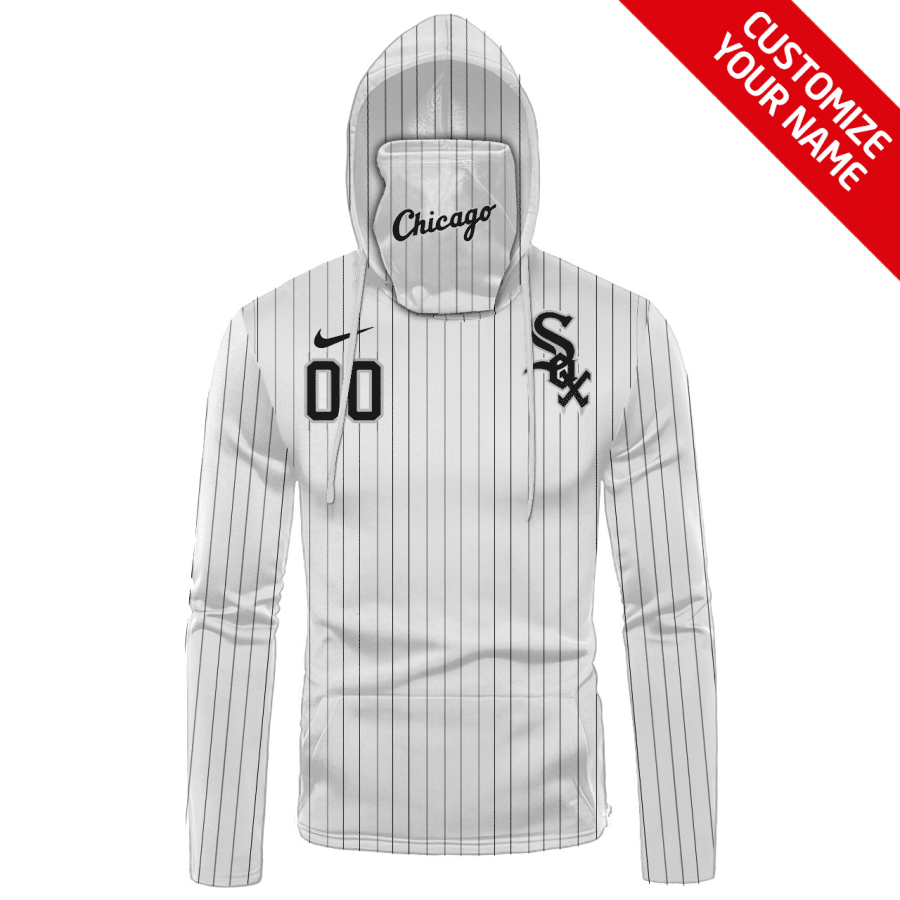 Custom Your Name Chicago White Sox Hoodie Mask KD83 - Image 2