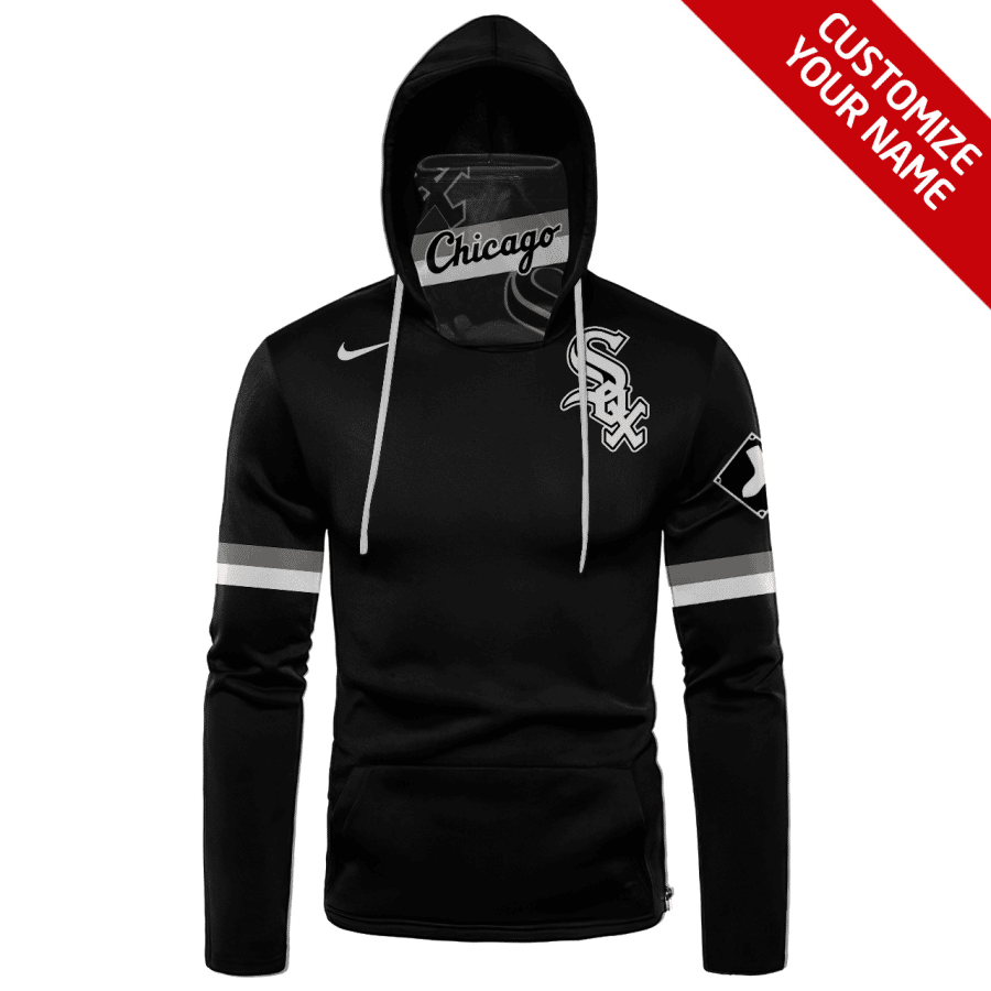 Custom Your Name Chicago White Sox Hoodie Mask IN13 - Image 2