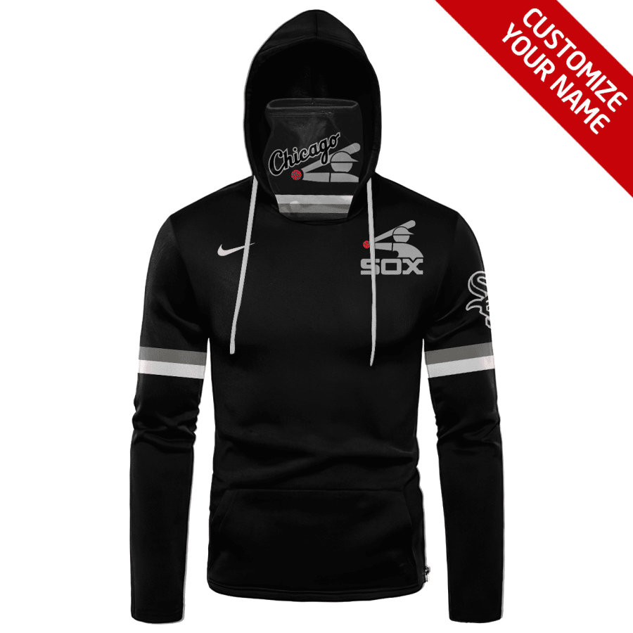 Custom Your Name Chicago White Sox Hoodie Mask OE39 - Image 2