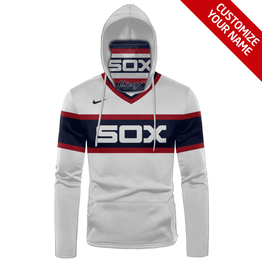 Custom Your Name Chicago White Sox Hoodie Mask YK62 - Image 2