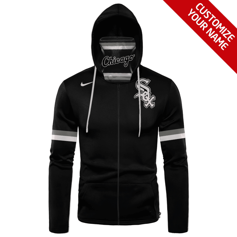 Custom Your Name Chicago White Sox Hoodie Mask UD93 - Image 2