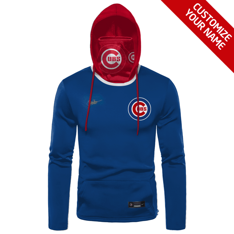 Custom Your Name Chicago Cubs Hoodie Mask HE91 - Image 2