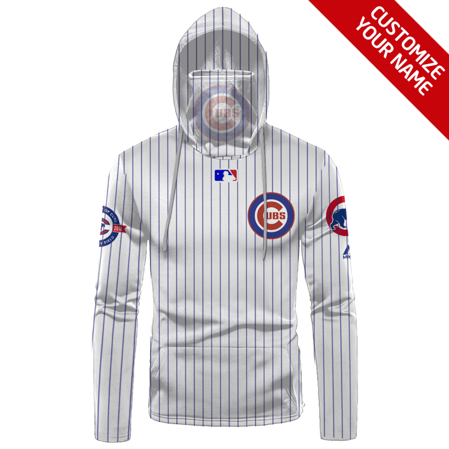Custom Your Name Chicago Cubs Hoodie Mask JE92 - Image 2