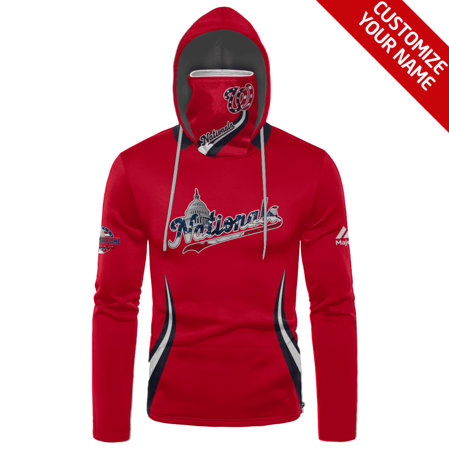 Custom Your Name Washington Nationals Hoodie Mask KE83 - Image 2