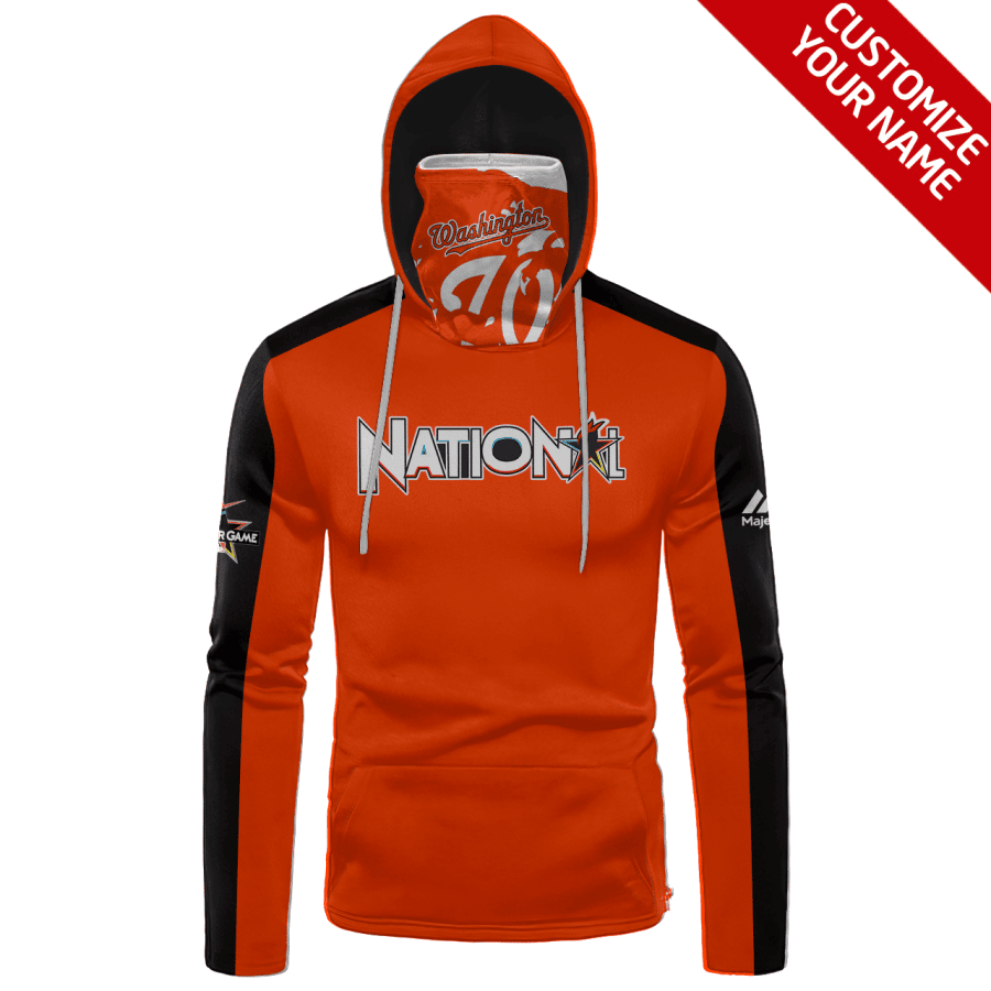 Custom Your Name Washington Nationals Hoodie Mask UL38 - Image 2