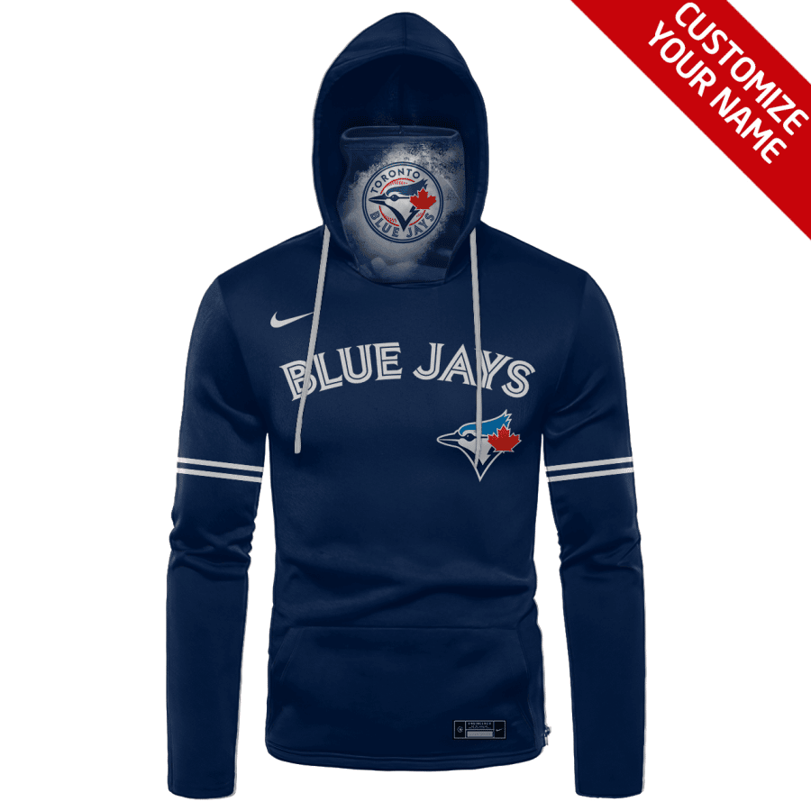 Custom Your Name Toronto Blue Jays Hoodie Mask AU39 - Image 2