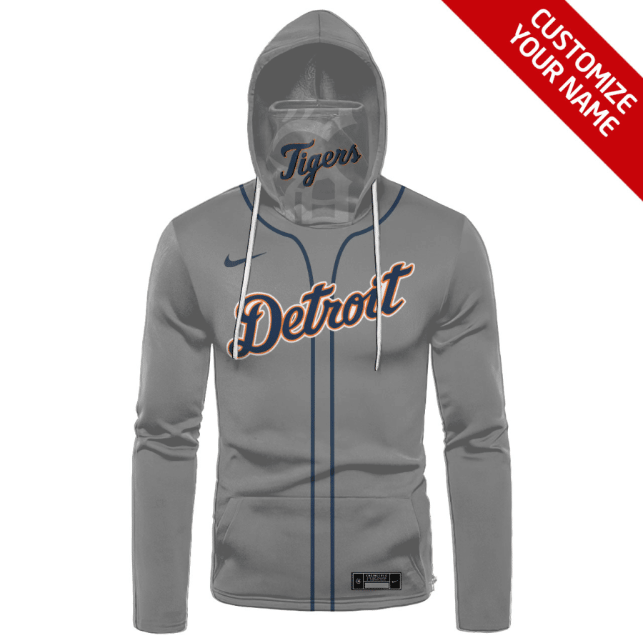 Custom Your Name Detroit Tigers Hoodie Mask GN52 - Image 2